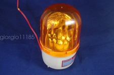 1pc  Bulb Revolving Warning light Φ100mm 90-130RPM Amber 24V DC IP45 picture