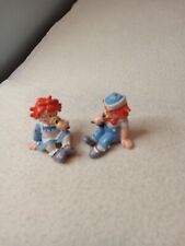 1984 Raggedy Anne and Andy figurines, 2x2x2, see pics picture