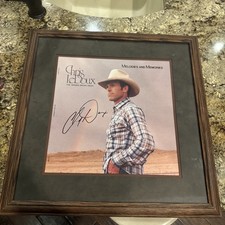CHRIS LEDOUX COUNTRY MUSIC STAR AUTHENTIC SIGNED FRAMED RARE picture