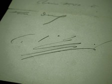 Camille SAINT SAENS - Signed Autograph Letter - Bananas picture