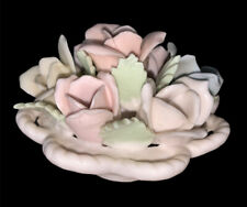 Lenwile China Ardalt Japan Verithin Porcelain basket with flowers 3
