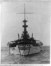 Photo:U.S.S. Indiana Battleship Navy Ship c1896 Charles E Bolles picture