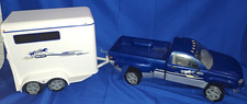 Vintage 2002 Breyer Horse Trailer + Round Up Dually Pickup Truck Show Horses picture