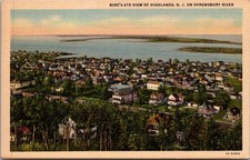 Birds Eye View Montrose Pennsylvania Vintage Postcard 5P18-12 picture