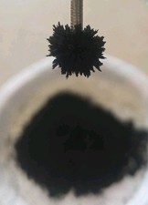 Dark Iron Ore Magnetite Fine Powder 1 LB+ Strong Magnetic Hold 🧲 picture