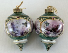 Bradford Editions Heirloom Christmas Ornaments Jeweled Hummingbirds Lena Liu 5 picture