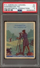 1930 R14 Am. Caramel Historical Characters #2 George Washington (PSA 3 VG) picture