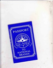 SEARS---1989 RAND MCNALLY POCKET ROAD ATLAS picture