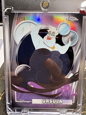 2026 Topps Chrome Disney The Little Mermaid Ursula #08/10 Black Refractor picture