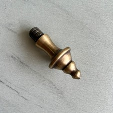 Vintage Rare Pendulum Design Screw Open Brass Masonry Carpenter Plumb Bob picture