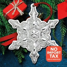 New 2026 Towle Old Master Snowflake 37th Edition Sterling Ornament NIB picture