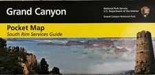 2026 GRAND CANYON S. RIM Pocket Map  NATIONAL PARK SERVICE UNIGRID BROCHURE  New picture
