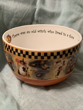 VTG-style BETHANY LOWE Designs Halloween Memories Candy Bowl Nostalgia Checkered picture