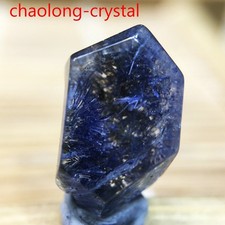 3.6Ct Very Rare NATURAL Beautiful Blue Dumortierite Quartz Crystal Specimen picture