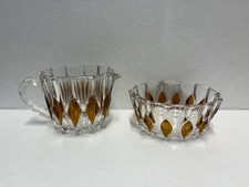 Echt Bleikristall German Crystal Candy Dish / Bowl and Small Pitcher picture