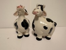 Vintage Cow Salt & Pepper Shakers, Full of Personality picture