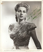 ENGLISH-AMERICAN STAGE & FILM ACTRESS AUDREY LONG, SIGNED STUDIO PHOTO. 1983 picture
