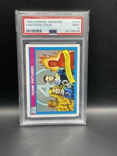 1990 Marvel Universe #137 Fantastic Four PSA 9 MINT picture