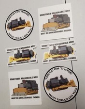KILL DOZER KILLDOZER Stickers 6 pack LOT two each  picture