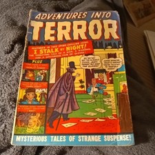 Adventures Into Terror 3 1951-Atlas Timely Golden Age Horror Werewolf Fear story picture