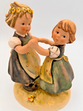 Vintage Goebel Hummel 353/1 Two Girls Dancing W Germany Porcelain Figurine picture