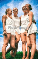 WW2 Picture Photo BDM Young women Bund Deutscher Mädel League German Girl 7572 picture