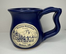 Clayton Stoneware Pottery Mug / Denver Colorado IACREOT 2003 President picture