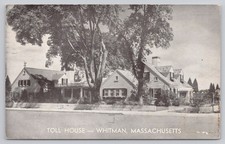 Vintage Toll House Whitman Massachusetts Postcard 1951 Historic Inn picture