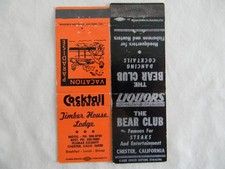 Chester California f&b Lodge Club matchbooks picture