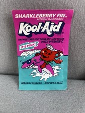 Vintage 90s Kool-Aid SharkleBerry Fin Soft Drink Mix General Foods USA picture