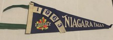 Vintage 1963 Niagara Falls Canada Souvenir Felt Pennant 12
