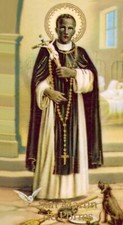 Oracion A San Martin de Porres A - Laminated Holy 25 CARDS picture