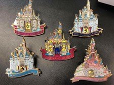 Disney Parks WDI LIMITED edition Castle Pin Set picture