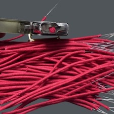 100cm Red Cotton Wick with Needle for Zippo Zorro Petrol Lighter Repair picture