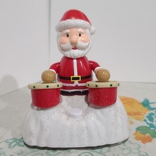 Animated Chain Fong Santa Claus with Drums Bongos Christmas Decoration Works picture
