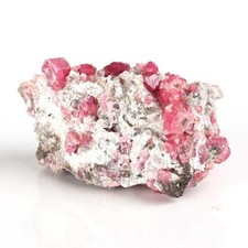 Pink Garnet Crystal on Matrix | Raspberry Garnet Specimen | Rosolite Grossular picture