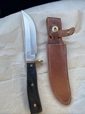 Vintage 1970-1980s Schrade+ USA 165 LTD Woodsman Knife Mint Sterile Sheath picture