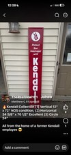 Vintage Kendall Vertical Metal  “Protect Your Investment With Kendall Motor Oil” picture