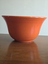 Vintage Hall Radiant Ware Orange Mixing Bowl 5