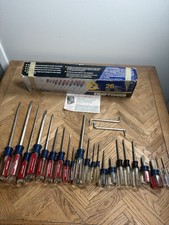 VTG Sears Craftsman USA 26 pc Screwdriver Set 41100 NEW Missing One Phillps NOS picture