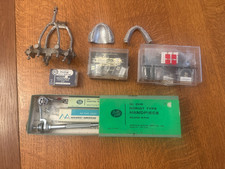 vintage 1907 group of dental equipment dentist tools teeth OLD picture