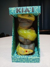 Chris Shima Ceramics Trader Vic's Kiai Tiki Mug Hawaiian Yellow Moray Eel 1st Ed picture