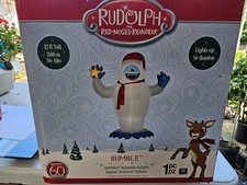 Gemmy 12ft Tall Rudolph's Abominable Snowman Christmas Inflatable picture