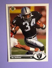 Bo Jackson - 155 of 1991 Upper Deck - Near Mint Condition - Grade 9.8 picture
