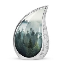 Misty Mountain Forest Tiny Urn - Urn For Human Ashes - Urn For Ashes Adult Male picture