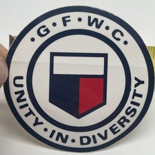 General Foundation Of Women Clubs GFWC Unity In Diversity Window Sticker Decal picture