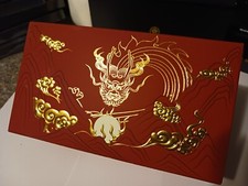 CROSS YEAR OF THE DRAGON ZODIAC RED AND GOLD ROLLERBALL PEN + EXTRAS picture