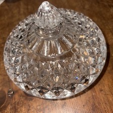 Vintage Covered Candy Dish Cristal D’Arques France Lead Crystal 5 Inches Clear picture