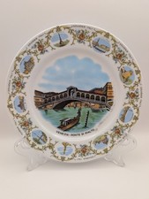 Vintage Collectible Plate Venezia Ponte Di Rialto Italy Souvenir Decorative picture