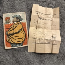 Rare 1900 Purity Butterine AD Rooster Tail Livermore Knight Columbus Ohio picture